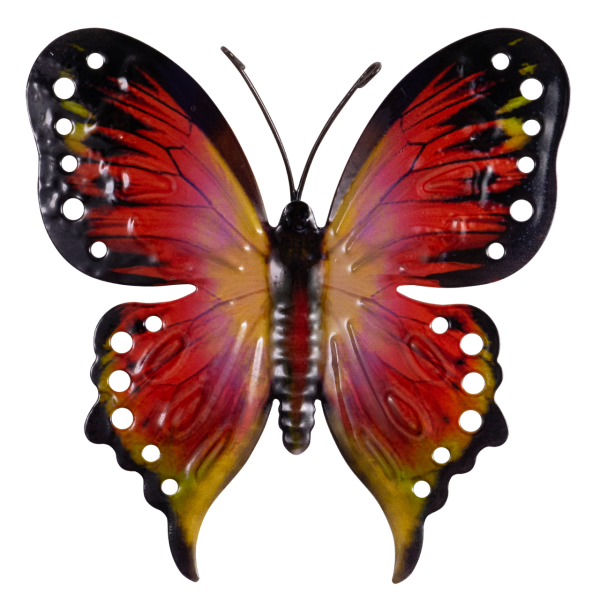 Wanddeko Metall 22cm Butterfly ORA ALBATROS